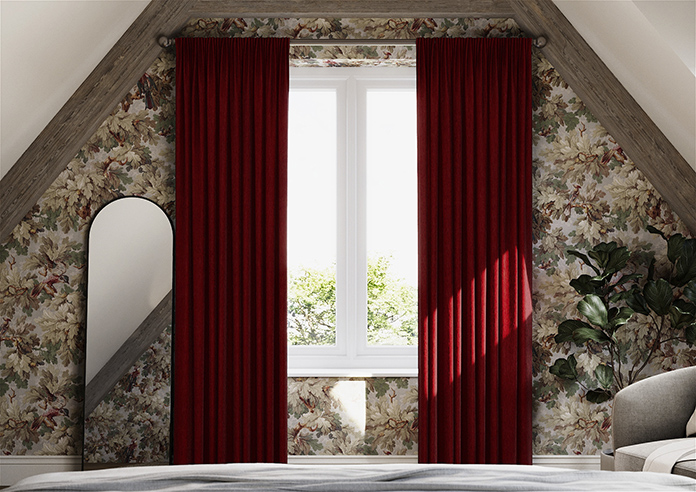 Kent, Mulberry - Made to Measure Curtains - Image 3